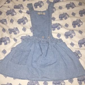 Zara baby denim skirt overall.